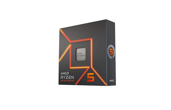 AMD Ryzen 5 7600X Desktop Processor (6-core/12-thread 38MB cache up to 53 GHz max boost)