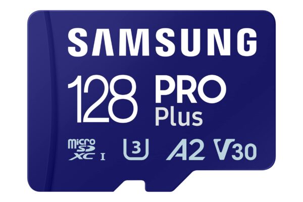 Samsung PRO Plus MicroSD Card 128 GB UHS-I U3 Full HD & 4K UHD Read Speed 180 MB/s Write 130 Memory for Cameras and Drones Includes USB Reader MB-MD128SA/EU