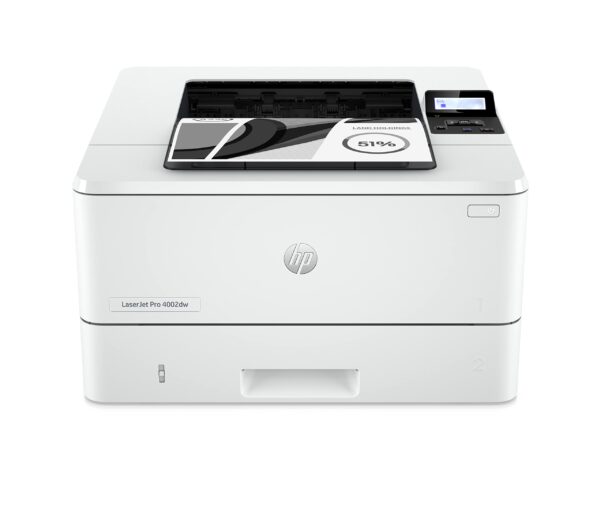 HP Laserjet Pro 4002dw Laser Printer Black and White for Small Medium Business Print 2-Sided Printing Dual-Band Wi-Fi Ethernet Energy Efficient Instant Ink Toner Available