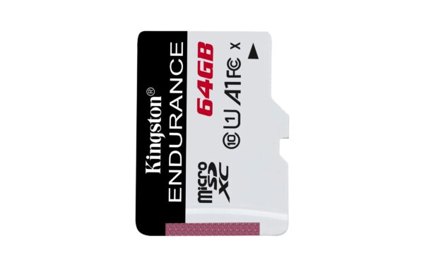 Kingston SDCE/64 GB High Endurance microSD Card 64 Black/ White