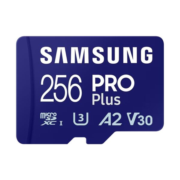 Samsung PRO Plus MicroSD Card 256 GB UHS-I U3 Full HD & 4K UHD Read Speed 180 MB/s Write 130 Memory for Cameras and Drones Includes USB Reader MB-MD256SA/EU