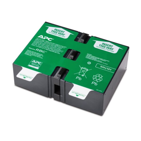 APC by Schneider Electric APCRBC124 UPS Replacement Battery Cartridge for - BR1200GI BR1500GI and Select Others