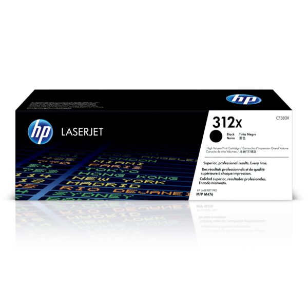 HP CF380X 312X High Yield Original LaserJet Toner Cartridge Black Single Pack