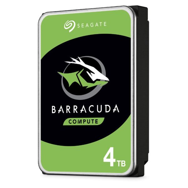 Seagate BarraCuda 4 TB Internal Hard Drive HDD 35 Inch SATA 6 Gb/s 5400 RPM 256 MB Cache for Computer Desktop PC Laptop (ST4000DM004)