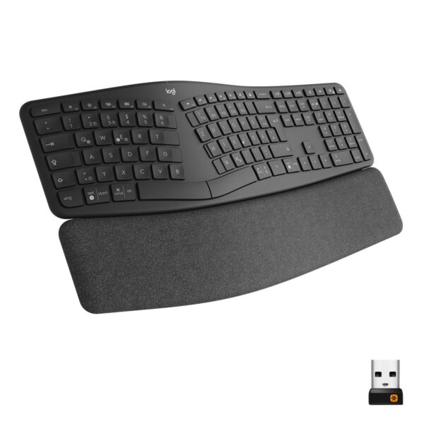 Logitech ERGO K860 Ergonomic Split Keyboard QWERTZ German Layout - Grey