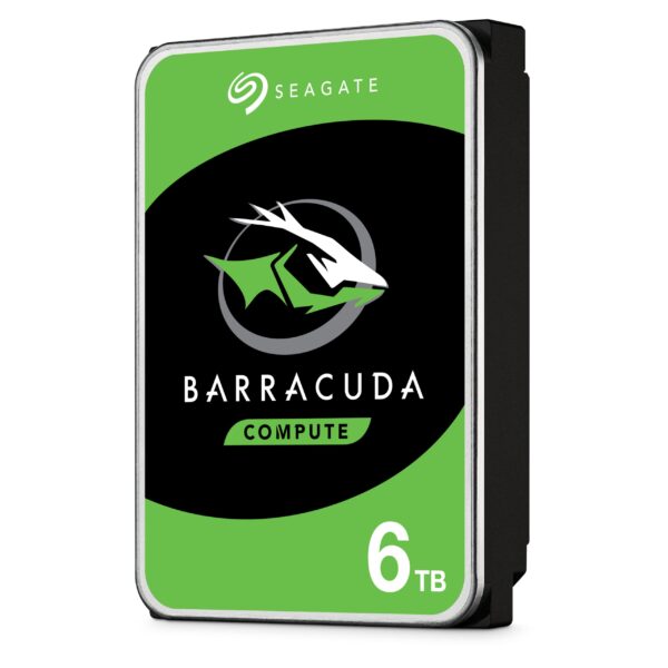 Seagate BarraCuda 6 TB Internal Hard Drive HDD 35 Inch SATA Gb/s 5400 RPM 256 MB Cache for Computer Desktop PC (ST6000DM003)