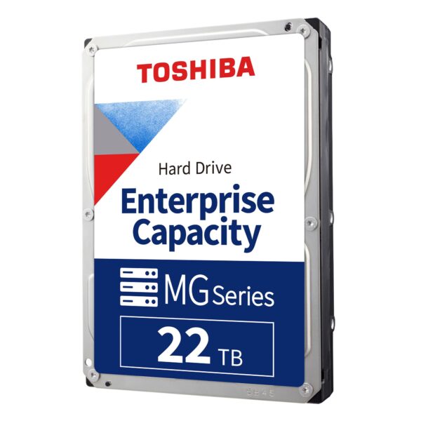Toshiba 22TB Enterprise Internal Hard Drive MG Series 35" SATA HDD for Server Storage 24/7 Operation Hyperscale Cloud (MG10AFA22TE)