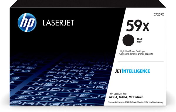 HP 59X - High Yield black original LaserJet toner cartridge (CF259X) for Enterprise M406 MFP M430 Pro M304 M404 M428